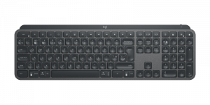 Logitech MX Keys for Business Wireless Keyboard RF Wireless+Bluetooth Illuminated, US Int, Graphite