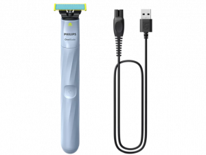 Philips OneBlade 1st Shave QP1324/20 Hair Shaver, Sky Blue