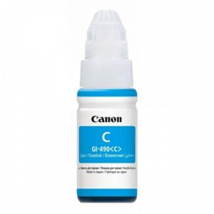 Canon GI-490C (0664C001) Ink Refill Bottle, Cyan