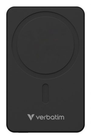 Verbatim 32227 Charge 'n' Go Essentials Magnetic Wireless Power Bank 10000mAh, Black Verbatim 32227 Charge 'n' Go Essentials Magnetic Wireless Power Bank 10000mAh, Black