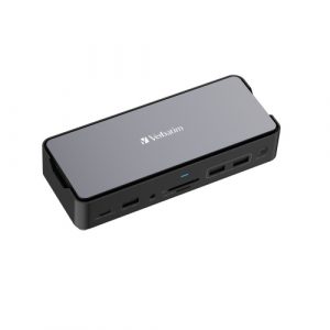 Verbatim 32174 CDS-15SSD USB-C Pro Docking Station 15 Ports, 256GB SSD, Grey/Black Verbatim 32174 CDS-15SSD USB-C Pro Docking Station 15 Ports, 256GB SSD, Grey/Black