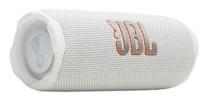 JBL Flip 7 Portable Speaker, Bluetooth, White