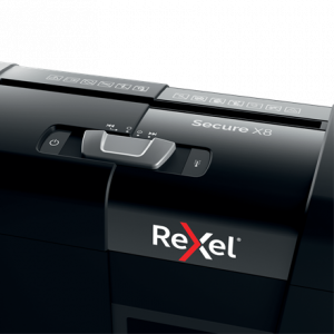Shredder Rexel Secure X8 Cross Cut Paper Shredder P4, 8 sheets, 14 L. waste bin Shredder Rexel Secure X8 Cross Cut Paper Shredder P4, 8 sheets, 14 L. waste bin