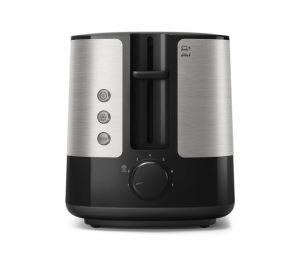 Philips Viva Collection HD2637/90 Toaster 950 W, Black/Silver Philips Viva Collection HD2637/90 Toaster 950 W, Black/Silver