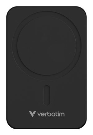 Verbatim 32223 Charge 'n' Go Essentials Magnetic Wireless Power Bank 20000mAh, Black Verbatim 32223 Charge 'n' Go Essentials Magnetic Wireless Power Bank 20000mAh, Black