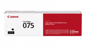 Canon CRG 075 BK (6365C002) Toner Cartridge, Black