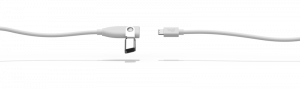 Logitech Rally Mic Pod Extension Cable, 10 m, White
