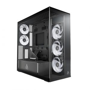 ARCTIC Premium E-ATX PC Case Xtender VG Black (Clear Glass) | ACPCC00024A