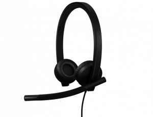 Logitech H570e Stereo MS Teams Wired Headset USB-A, Black