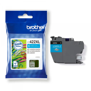 Brother LC422XL (LC422XLC) Ink Cartridge, Cyan