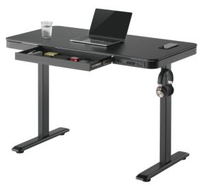Adjustable Height Table Up Up Balder II Black