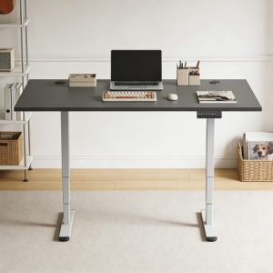 Adjustable Height Table Up Up Bjorn II Gray, Table top L Black Adjustable Height Table Up Up Bjorn II Gray, Table top L Black