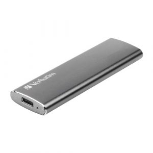 Verbatim 47444 Vx500 External SSD Drive 1TB, USB-C 3.2 Gen 2, Silver