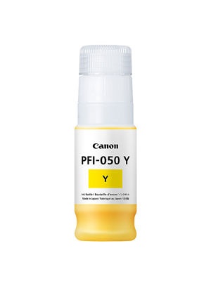 Canon PFI-050 Y (5701C001) Ink Refill Bottle, Yellow Canon PFI-050 Y (5701C001) Ink Refill Bottle, Yellow