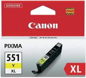 Canon CLI-551XL Y (6446B001) Ink Cartridge, Yellow