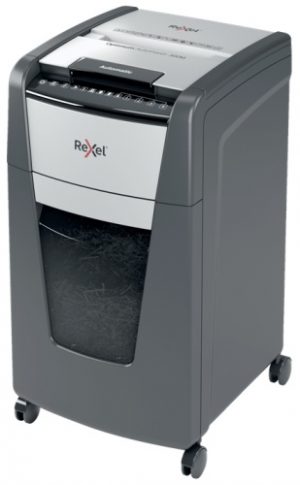 Rexel Optimum AutoFeed+ 300M Paper Shredder Micro-cut shredding 2x15 mm P-5 60L 55 dB Rexel Optimum AutoFeed+ 300M Paper Shredder Micro-cut shredding 2x15 mm P-5 60L 55 dB