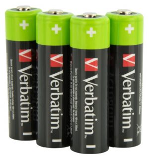 Verbatim 49517 Rechargeable Batteries NiMH AA HR6 2500mAh (4 pcs/Pack) Verbatim 49517 Rechargeable Batteries NiMH AA HR6 2500mAh (4 pcs/Pack)
