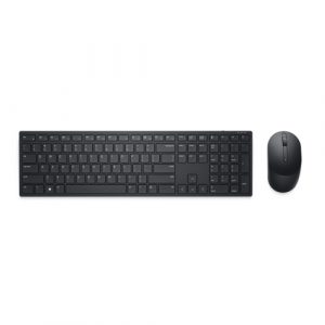 Dell Pro KM5221W Wireless Keyboard and Mouse, RF Wireless, US Int, Black Dell Pro KM5221W Wireless Keyboard and Mouse, RF Wireless, US Int, Black