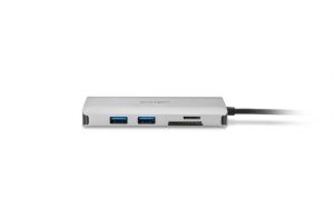 Kensington UH1400P Mobile Hub/Docking Station, 8-in-1 USB-C, Gray Kensington UH1400P Mobile Hub/Docking Station, 8-in-1 USB-C, Gray