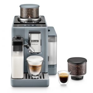 DeLonghi Rivelia (EXAM440.55.G) Coffee Machine, Pebble Grey