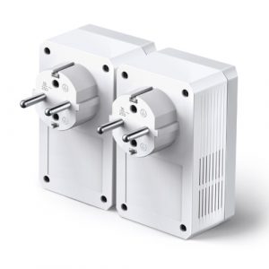 TP-Link TL-PA4010P KIT AV600 Passthrough Powerline 600 Starter Kit Adapter Kit