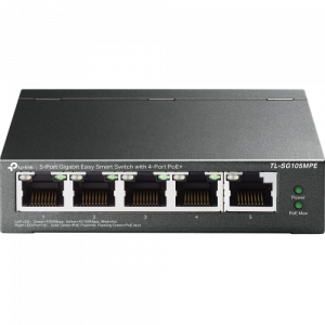 TP-Link TL-SG105MPE 5-Port Gigabit Easy Smart Switch with 4-Port PoE+