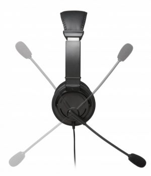 Kensington Classic Wired Headset, USB-A, Black Kensington Classic Wired Headset, USB-A, Black