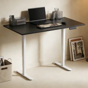 Adjustable Height Table Up Up Bjorn II White, Table top M Black Adjustable Height Table Up Up Bjorn II White, Table top M Black