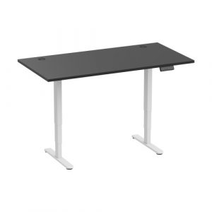 Adjustable Height Table Up Up Bjorn II White, Table top L Black