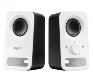 LOGITECH Z150 STEREO SPEAKERS WHITE