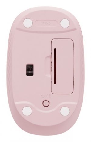 Logitech M196 Wireless Mouse, Bluetooth, 1000 DPI, Rose Logitech M196 Wireless Mouse, Bluetooth, 1000 DPI, Rose