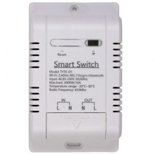 TUYA Smart Relay with External Temperature Sensor, Wi-Fi, RF, 16A, AC 85-250V | HS085131