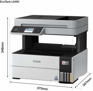 Epson EcoTank L6490 Printer Inkjet Colour MFP A4 37 ppm USB Wi-Fi Ethernet LAN Epson EcoTank L6490 Printer Inkjet Colour MFP A4 37 ppm USB Wi-Fi Ethernet LAN