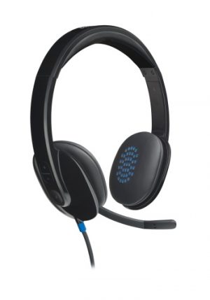 Logitech H540 Wired Headset, USB-A, Black
