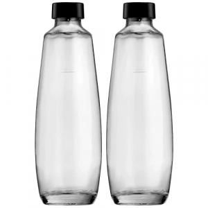 SodaStream DUO (1047205490) 2 Glass bottles, 1 L, Transparent/Black