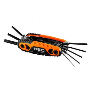 HEX Key Set With Handle: 1.5, 2, 2.5, 3, 4, 5 ,6, 8mm | 09-571