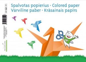 Paper SMLT color, A4, 80 g, single-sided, 8 sheets, glued