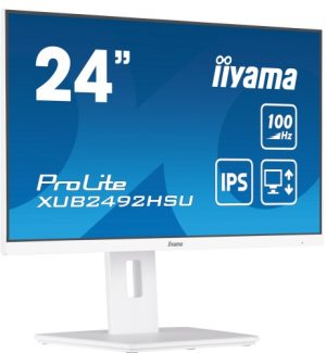 iiyama ProLite XUB2492HSU-W6 Monitor 24'' IPS FHD 1920x1080 0.4 ms 250 cd/m2 100 Hz, White (SPEC) iiyama ProLite XUB2492HSU-W6 Monitor 24'' IPS FHD 1920x1080 0.4 ms 250 cd/m2 100 Hz, White (SPEC)