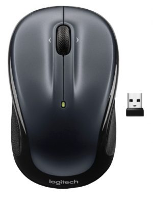 Logitech M325s Wireless Mouse RF Wireless Optical 1000 DPI, Black/Dark Grey Logitech M325s Wireless Mouse RF Wireless Optical 1000 DPI, Black/Dark Grey