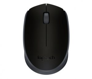 Logitech M171 Wireless Mouse RF Wireless, 1000 DPI, Black/Grey