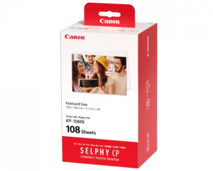 Canon KP-108IN (3115B001) Photo Paper + Ink Cartridge Multipack, CMY