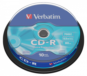 Verbatim 43437 CD-R 700MB 52X Extra Protection Surface Discs (10 pcs/Pack)