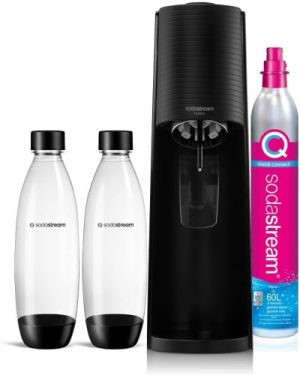 SodaStream Terra Black + 2 bottles (1012812310) Sparkling water maker, Black