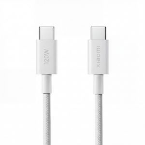 Xiaomi 6A Braided USB-C to USB-C Cable 1m, White