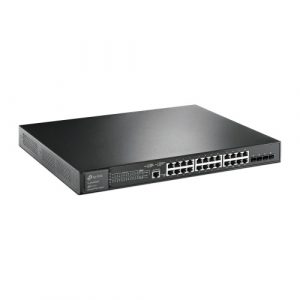 TP-Link TL-SG3428XMP JetStream 24Port Gigabit & 4Port 10GE SFP+ L2+ Managed Switch with 24Port PoE+ TP-Link TL-SG3428XMP JetStream 24Port Gigabit & 4Port 10GE SFP+ L2+ Managed Switch with 24Port PoE+
