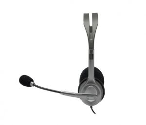 Logitech H110 Stereo Wired Headset, 3.5mm jack, Black/Silver Logitech H110 Stereo Wired Headset, 3.5mm jack, Black/Silver