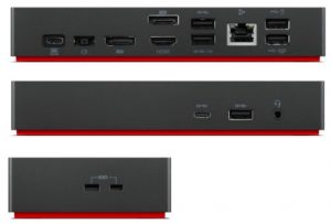Lenovo ThinkPad Universal USB-C Dock 40AY0135EU Docking Station, Black