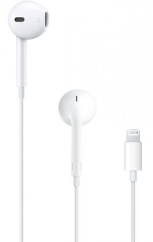 Apple EarPods Wired Earphones, Lightning, White