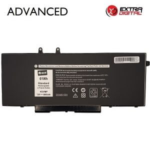 Notebook Battery DELL 4GVMP, 8000mAh, Extra Digital Advanced | NB441921
