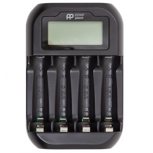 4-Channel Charger with Display for AA/AAA | PP-UN4
